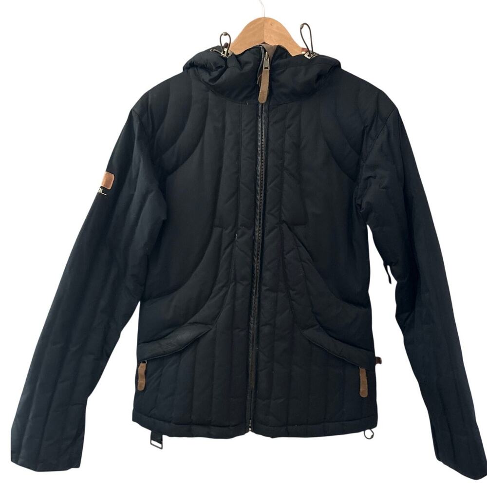 CAPP3L Down Filled Puffer Full Zip Hooded‎ Snowboard Jacket Universal Sizing